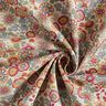 Tissu de décoration Semi-panama Grandes fleurs – nature/rose vif,  thumbnail number 3
