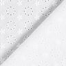 Batiste de coton Dentelle brodée Couronnes de fleurs – blanc,  thumbnail number 4