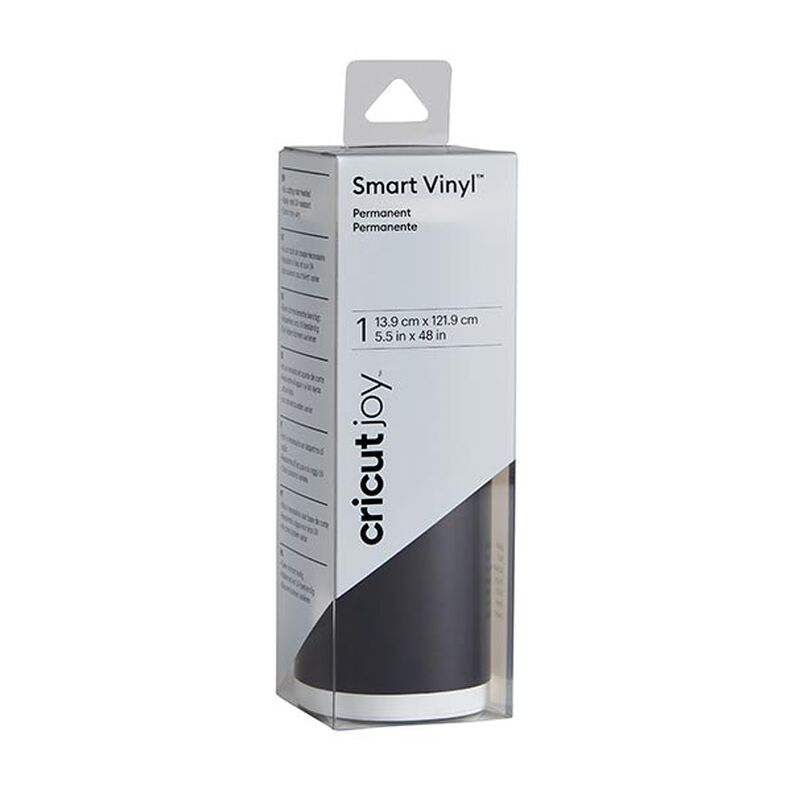Film vinyle permanent Cricut Joy Smart [ 13,9 x 121,9 cm ] – noir,  image number 1