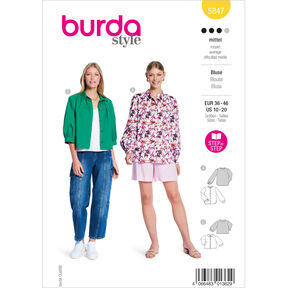 Chemisier | Burda 5847 | 36-46, 