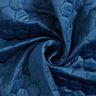 Tissu de revêtement velours matelassé nid d'abeille – bleu marine,  thumbnail number 3