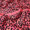 Viscose Voile Bordure motif lion et fleurs Panel – rose vif/orange,  thumbnail number 3