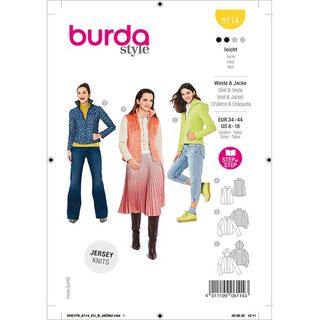 Gilet / Veste | Burda 6114 | 34-44, 