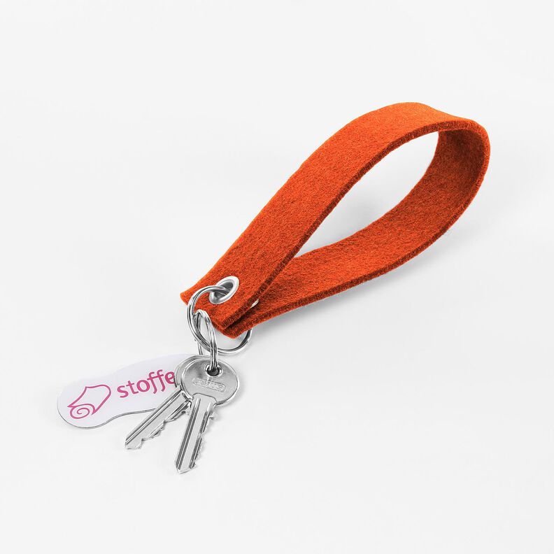 Feutrine 90 cm / épaisseur de 3 mm – orange néon,  image number 5