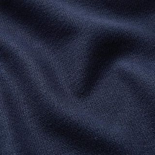 Tissu pour manteau uni gratté – bleu marine, 