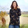 Jersey coton Papillons dorés | Glitzerpüppi – noir,  thumbnail number 5