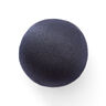Bouton recouvert, Satin Duchesse – bleu nuit,  thumbnail number 1