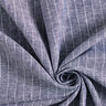 Mélange lin viscose à fines rayures – bleu marine,  thumbnail number 3