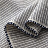 Tissu de décoration Semi-panama Rayures discrètes – nature/bleu nuit,  thumbnail number 3