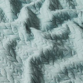 Jersey jacquard Cloqué Torsades – menthe, 