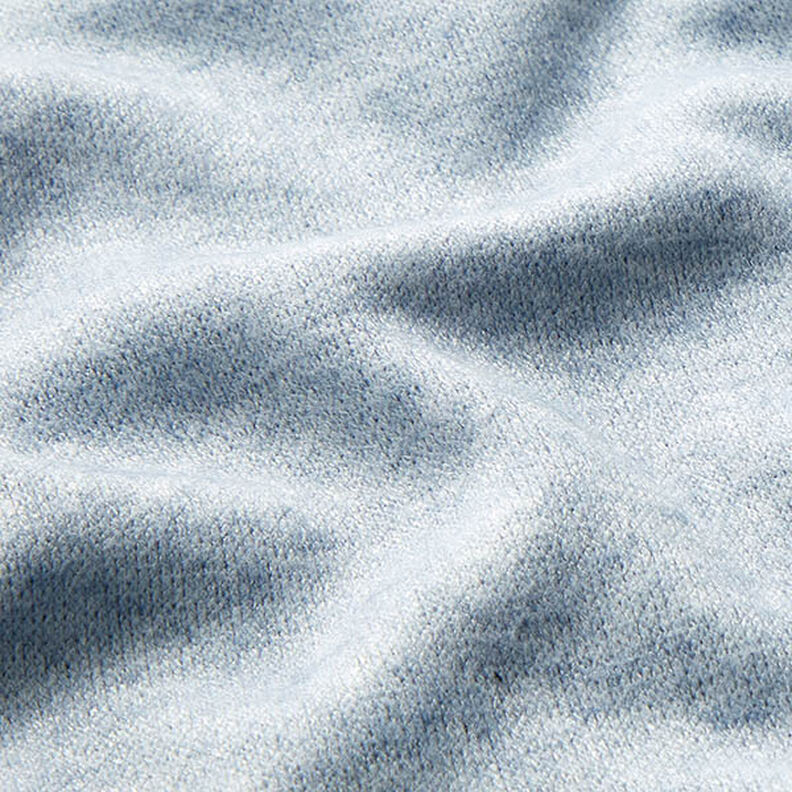 Tissu maille Mélange viscose Chiné – bleu bébé,  image number 2