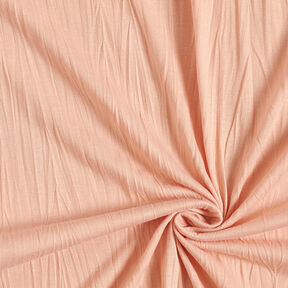 Jersey crinkle uni – rosé, 