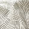 Tissu d’extérieur Canvas lignes de feuilles – argent,  thumbnail number 3