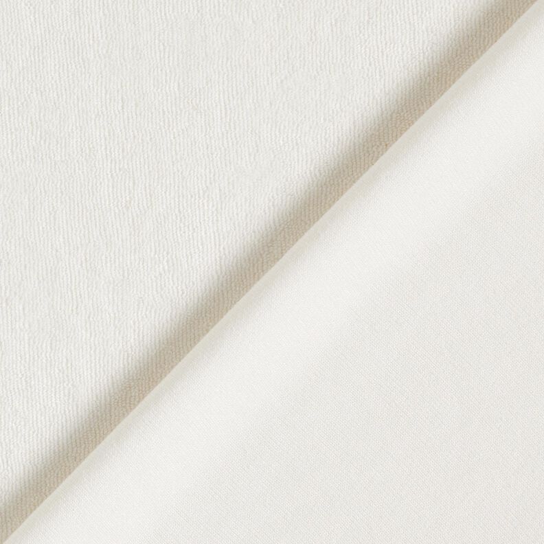 Tissu éponge Stretch Uni – ivoire,  image number 3