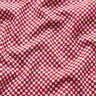 GOTS Jersey coton Mini-carreaux | TCC x LOOKS by Wolfgang Joop – rouge/blanc,  thumbnail number 3