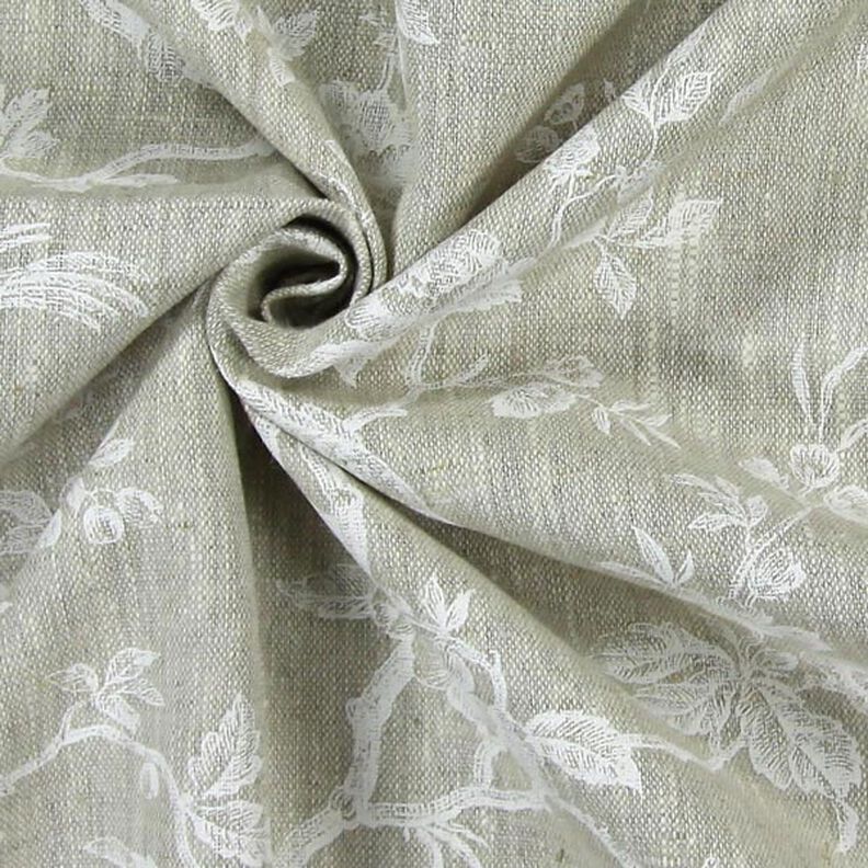 Lin de décoration Oiseaux – blanc,  image number 2