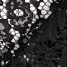 Dentelle bordée de fleurs – noir,  thumbnail number 5