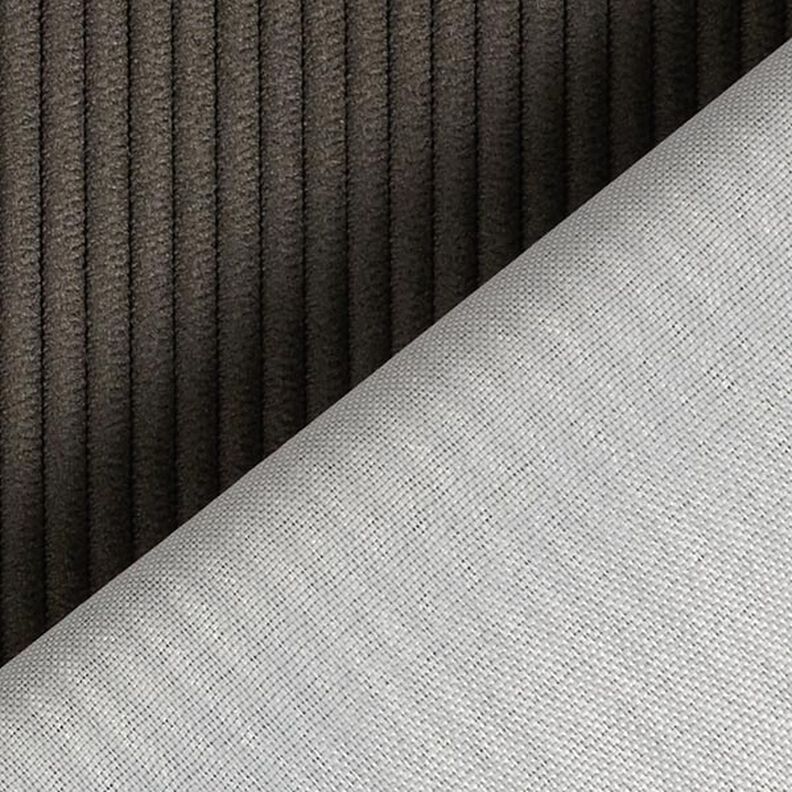 Tissu de revêtement aspect côtelé Fjord – anthracite, image number 3