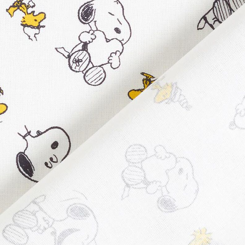 Popeline coton tissu sous licence Snoopy & Woodstock | Peanuts ™ – blanc,  image number 4