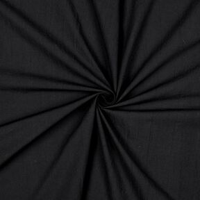 Tissu en coton Crinkle prélavé – noir, 