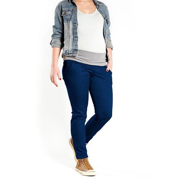 Tissu jeans Rocco – bleu marine, image number 4