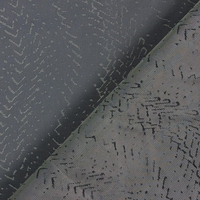 Tissu de doublure Jacquard Motif écaille – anthracite,  image number 4