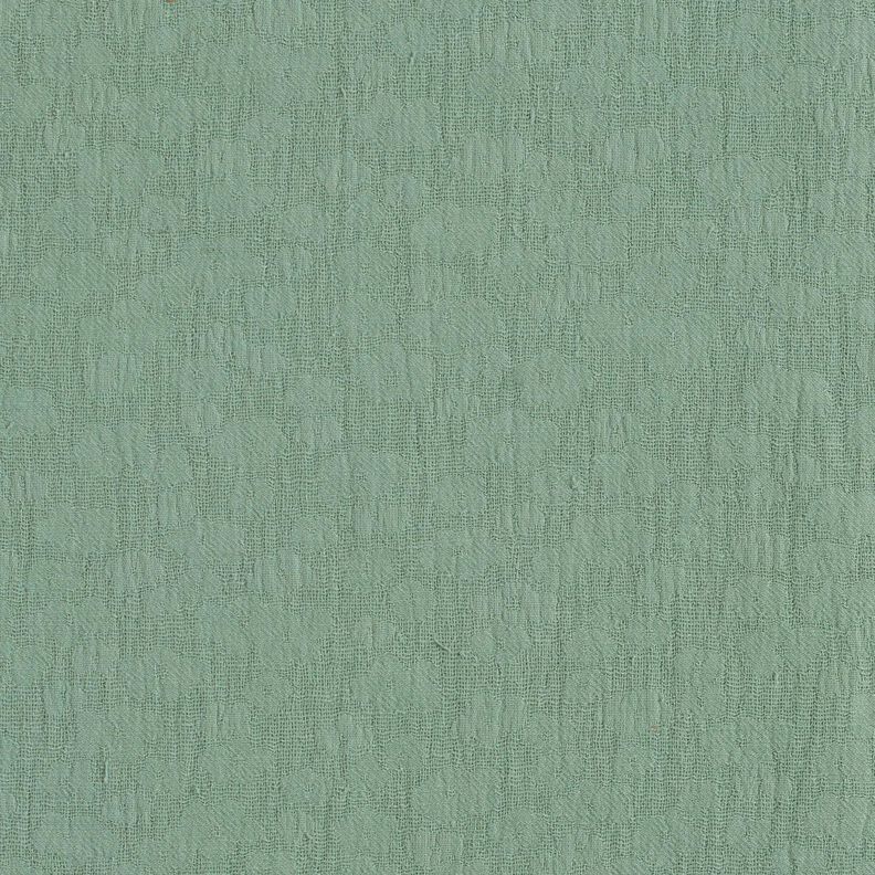 Tissu double gaze de coton Jacquard Fleurs – roseau, image number 3
