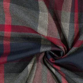 Carreau écossais Stretch – gris | Reste 70cm, 