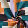 Tissu de décoration Canvas Variété de couleurs – pétrole/mauve,  thumbnail number 3