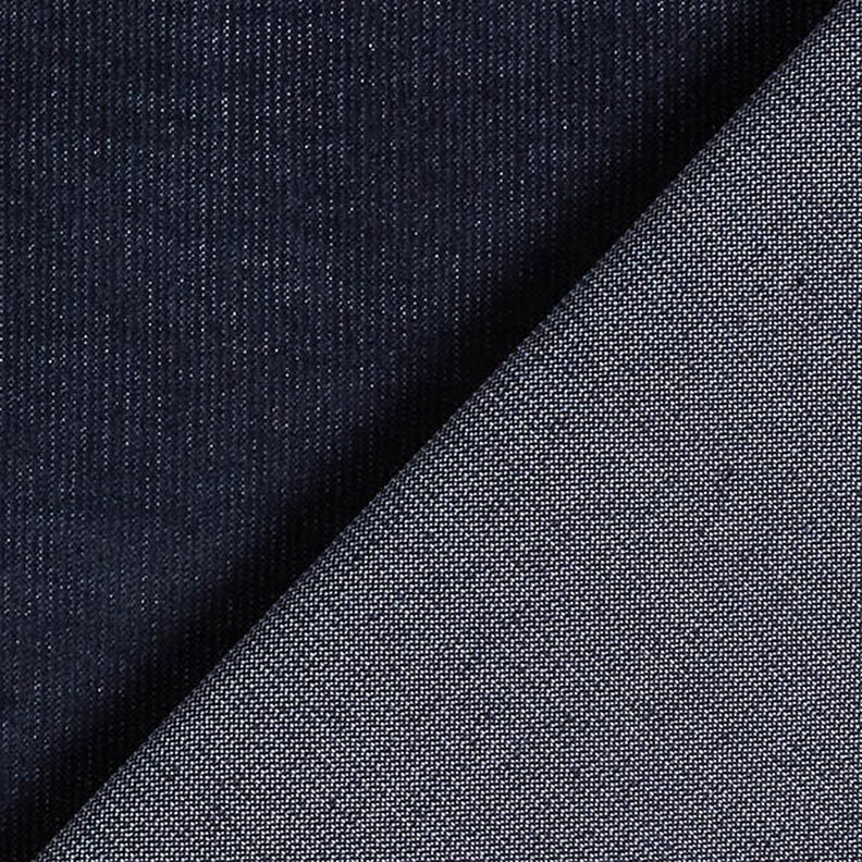 Velours côtelé fin stretch look jean – bleu marine,  image number 3