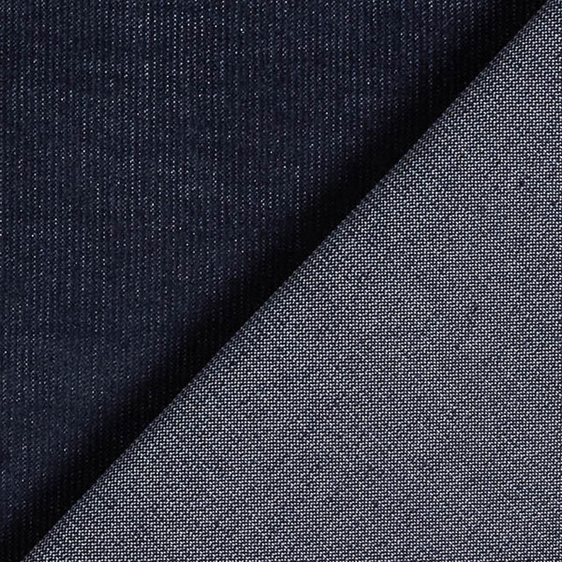Velours côtelé fin stretch look jean – bleu marine, image number 3