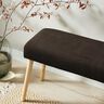 Tissu de revêtement Aspect velours – marron noir,  thumbnail number 6