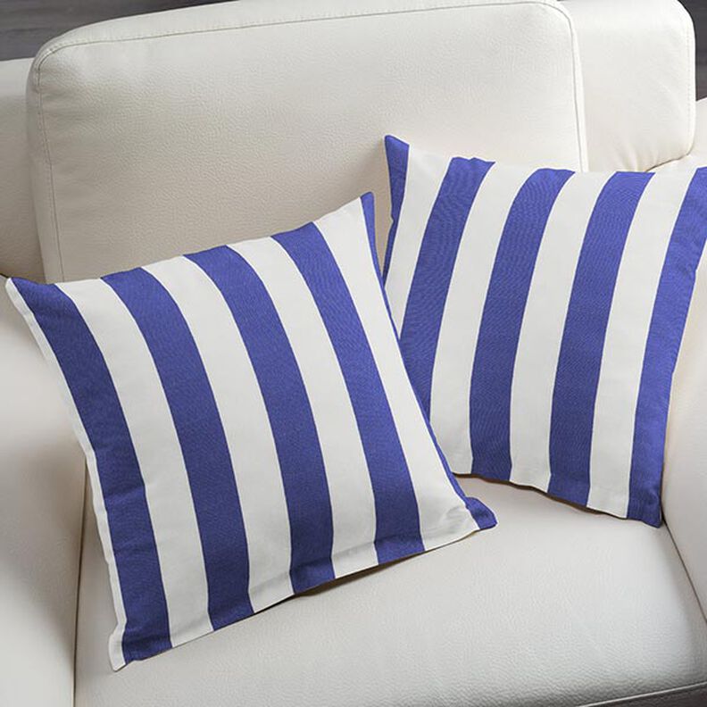 Toile pour store banne Rayures Toldo – blanc/bleu roi,  image number 4