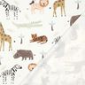 Jersey coton Animaux des steppes Impression numérique | Poppy Fabrics – ivoire/marron foncé,  thumbnail number 4