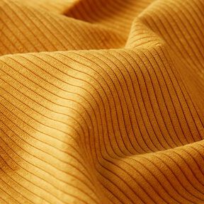 Tissu de revêtement aspect côtelé Fjord – jaune curry, 