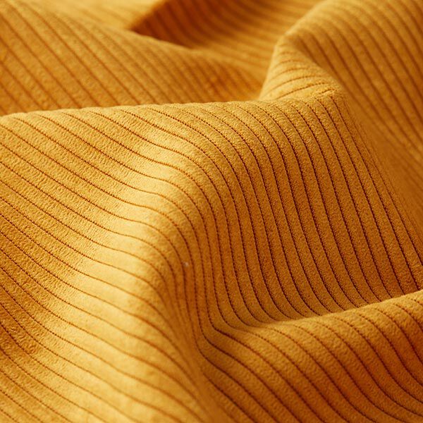 Tissu de revêtement aspect côtelé Fjord – moutarde,  image number 2