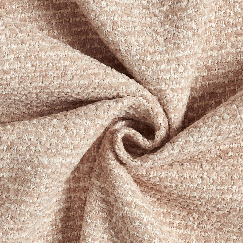 Tissu de revêtement tissu aspect bouclé coloré – anémone/beige clair, image number 1