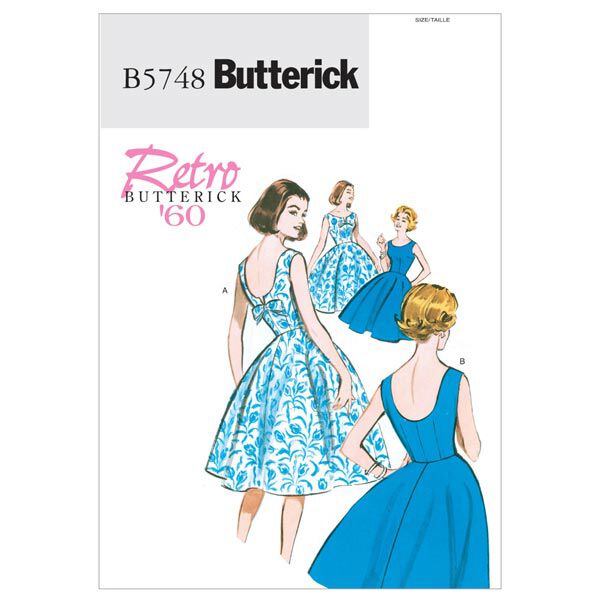 Robe Vintage, Butterick 5748|34 - 40|42 - 48, image number 1