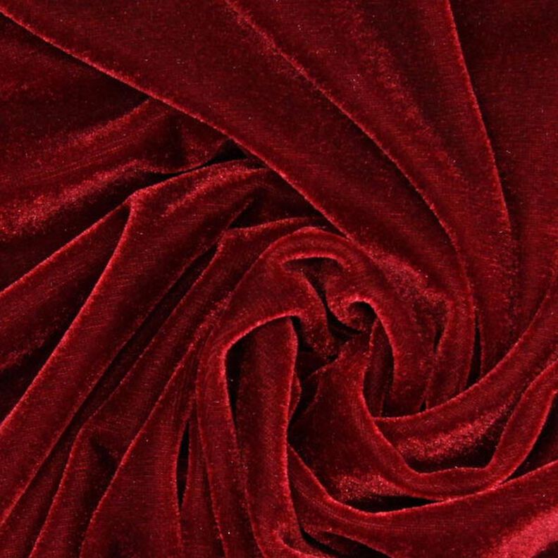 Velours stretch carmin,  image number 2