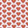 Popeline coton Logo Superman Tissu sous licence | DC Comics – blanc,  thumbnail number 1