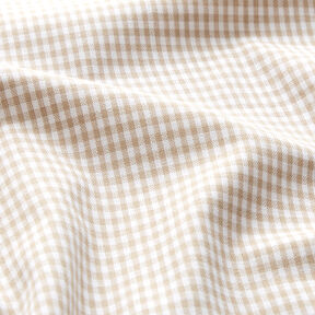 Tissu en coton Vichy à carreaux 0,2 cm – anémone/blanc, 