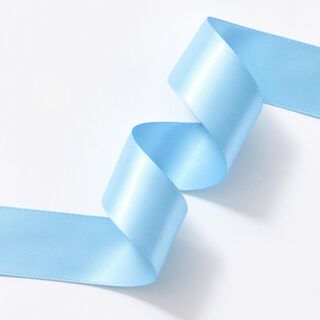 Ruban de satin [25 mm] – bleu bébé, 