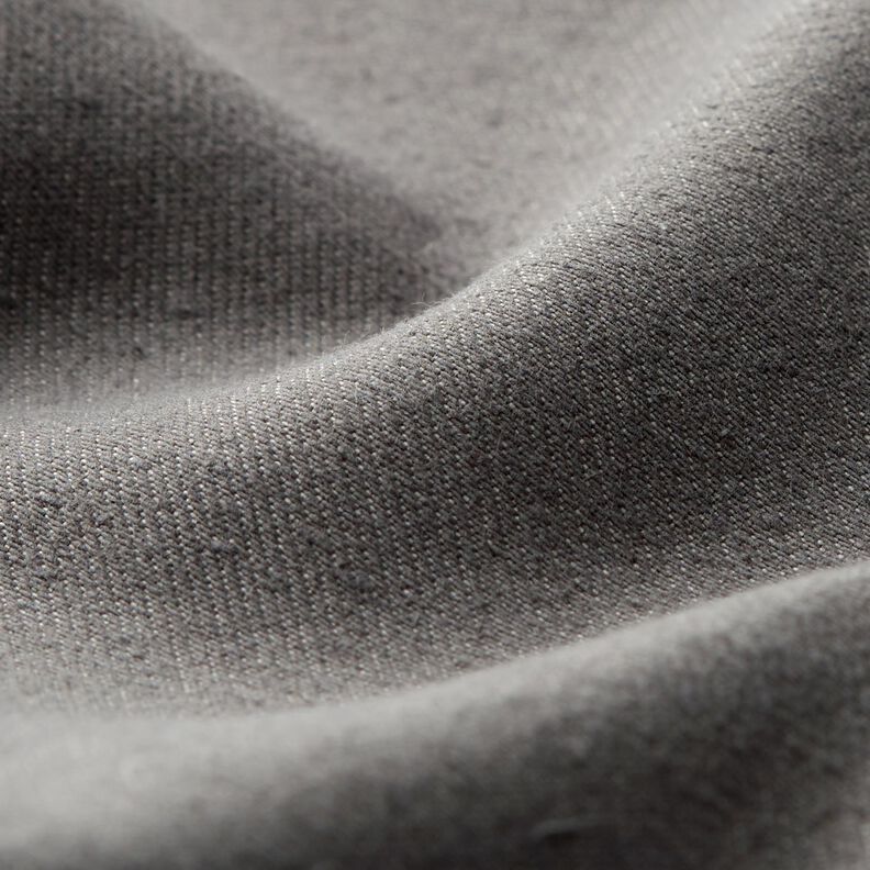 Denim de coton stretch mélangé moyen – gris,  image number 2