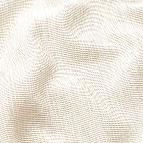 Tissu de décoration Jacquard Côtes discrètes – crème, 