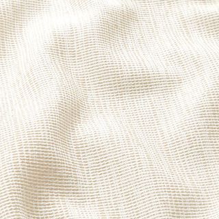 Tissu de décoration Jacquard Côtes discrètes – crème, 