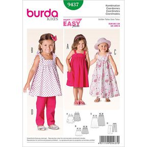 Robe / pantalon bébé, Burda 9437, 