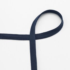 Cordon plat Sweat-shirt à capuche Coton [15 mm] – bleu nuit, 