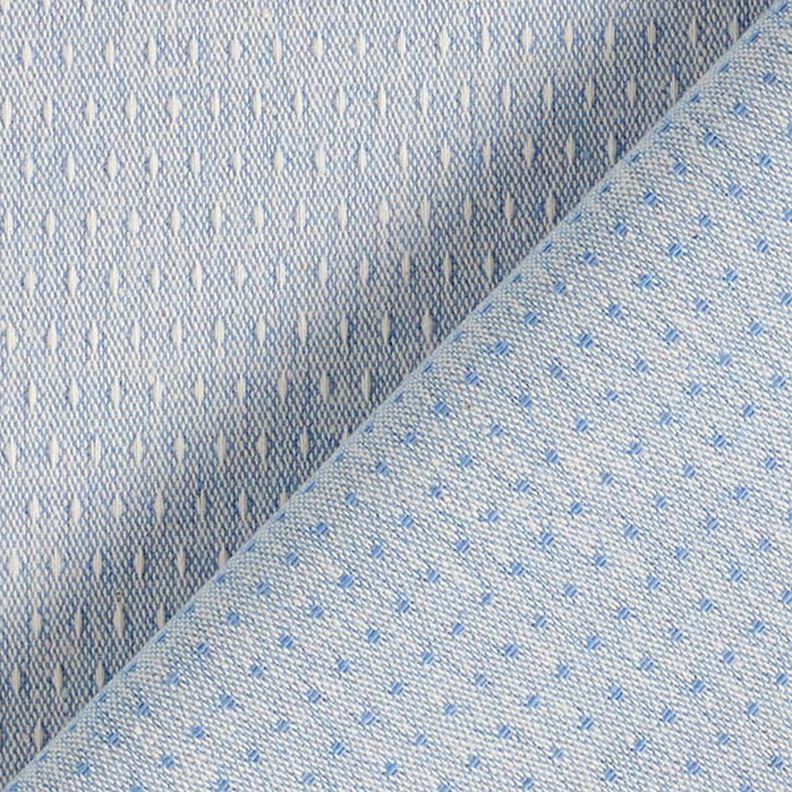 Tissu de décoration jacquard recyclé – bleu clair,  image number 3
