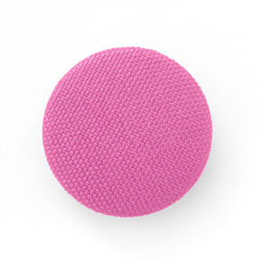 Bouton recouvert, Classic Poly – rose vif, 