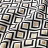 Tissu décoratif Jacquard Losanges Art Déco – écru/or,  thumbnail number 2